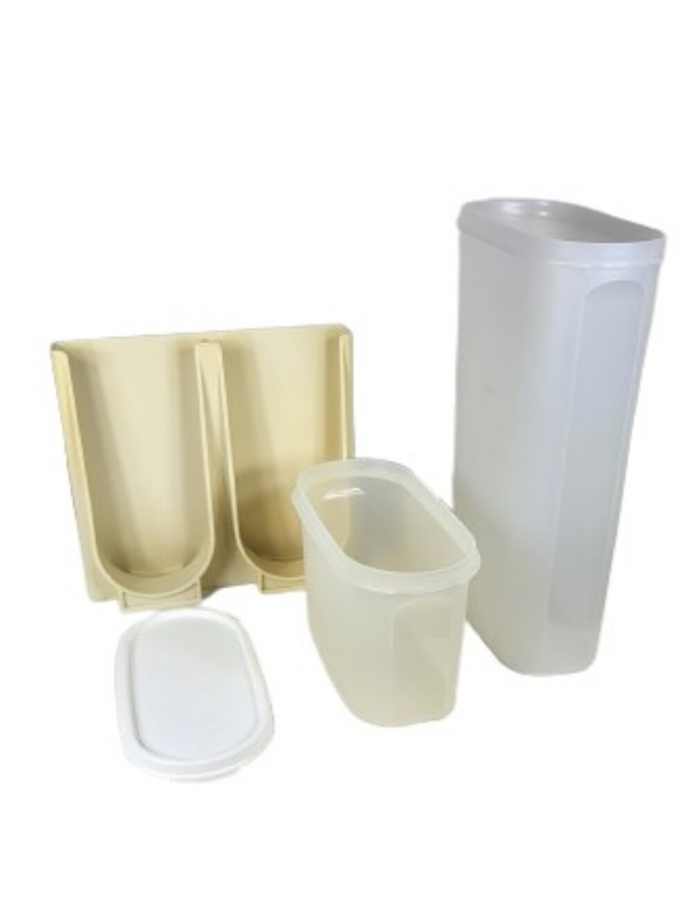 Tupperware Modular Mates Oval Storage Containers With Storage Rack